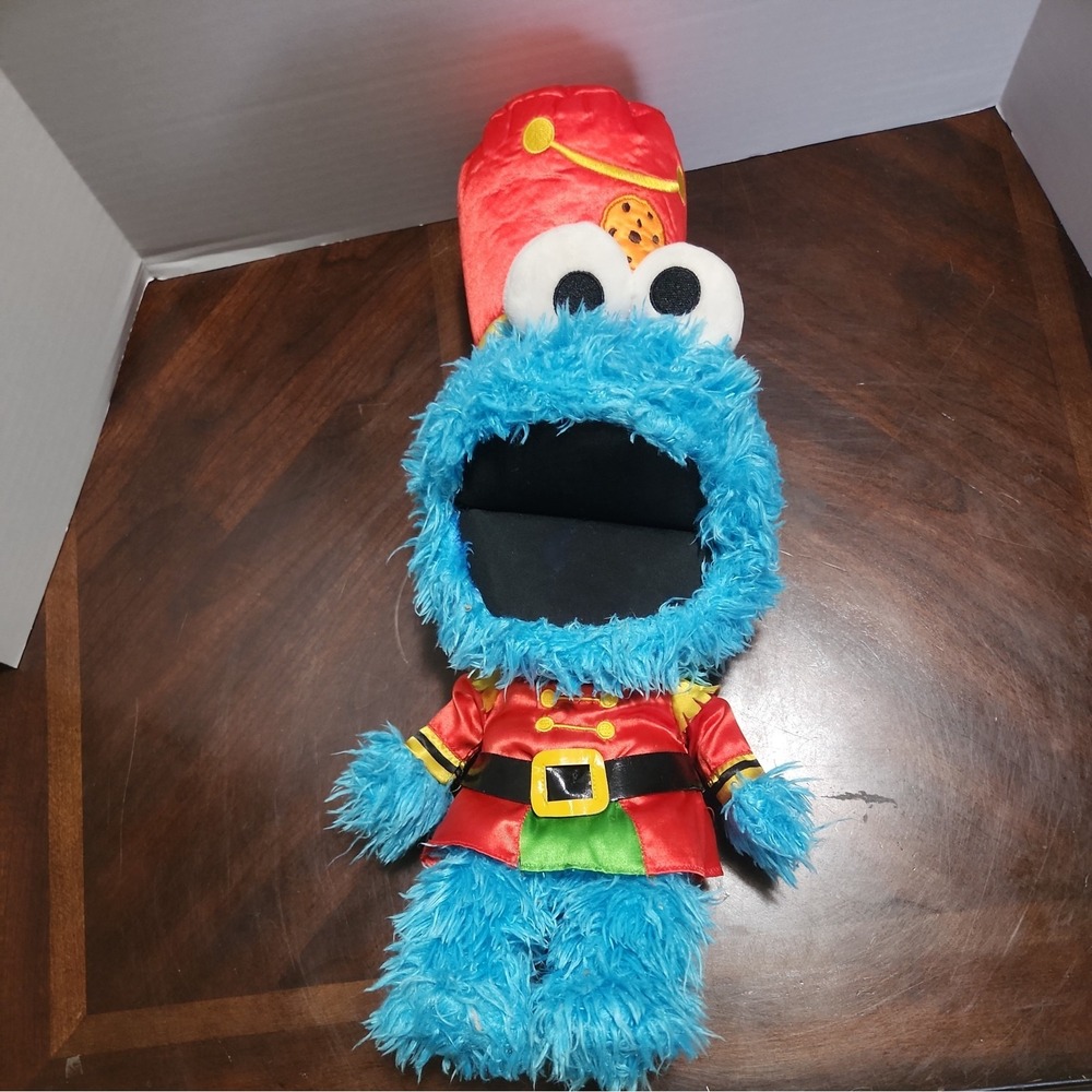 Cookie Monster Nutcracker Plush 16" Christmas Plush Sesame Street
